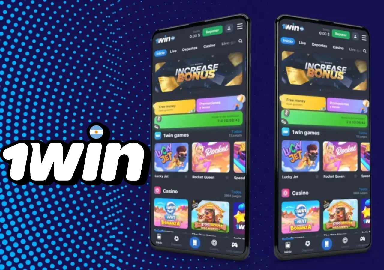 Todas las ventajas del juego están disponibles en la 1win app